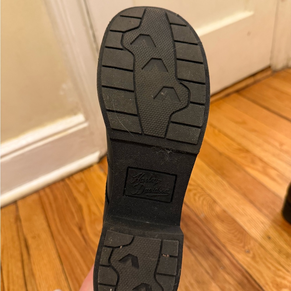 Harley-Davidson Black Textured Footwear - Picture 16 of 16